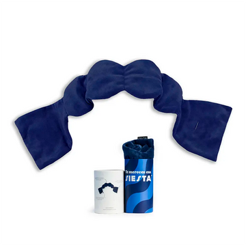 Antifaz de peso azul marino para dormir Siesta Fabrics