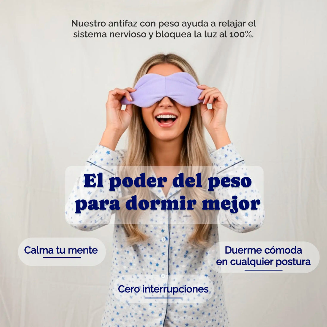 El Antifaz con Peso de Siesta Fabrics©